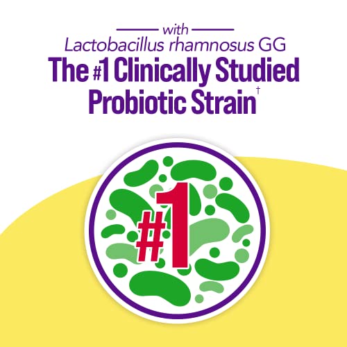 Culturelle Ultimate Strength Probiotic for Men and Women, Most Clinically Studied Probiotic Strain, 20 Billion CFUs, Supports Occasional Diarrhea, Gas & Bloating, Non-GMO, 30 Count