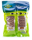 PetSafe Treat Rings for Busy Buddy Dog Toys - Easy to Digest - Interactive Toy Refills for Aggressive Chewers - Stimulating Puppy Supplies - Eases Stress - 60 Rings - Size B - Original/Peanut Butter