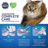 Cats Pride Premium Lightweight Clumping Litter Complete Care - Up to 10 Days of Powerful Odor Control - Hypoallergenic - Multi-Cat, Unscented, 10 Pounds