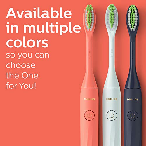 PHILIPS One by Sonicare Battery Toothbrush, Mango Yellow, HY1100/02