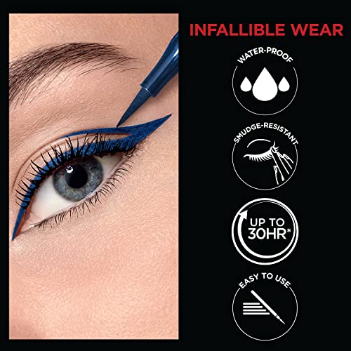 L’Oréal Paris L’Oreal Paris Makeup Infallible Grip Precision Felt Eyeliner, Smudge Resistant, Long Lasting Waterproof Eyeliner, Brown, Brown, 0.03 fl oz