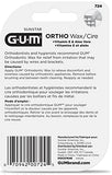 GUM - 10070942007235 Orthodontic Wax with Vitamin E and Aloe Vera (Pack of 6)