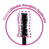 Grande Cosmetics GrandeDRAMA Intense Thickening Mascara with Castor Oil, Volumizing, Conditioning, Buildable Formula