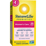 Renew Life Probiotics for Women, 25 Billion CFU Guaranteed, Probiotic Supplement for Digestive, Vaginal & Immune Health Shelf Stable, Soy, Dairy & Gluten Free, 60 Capsules