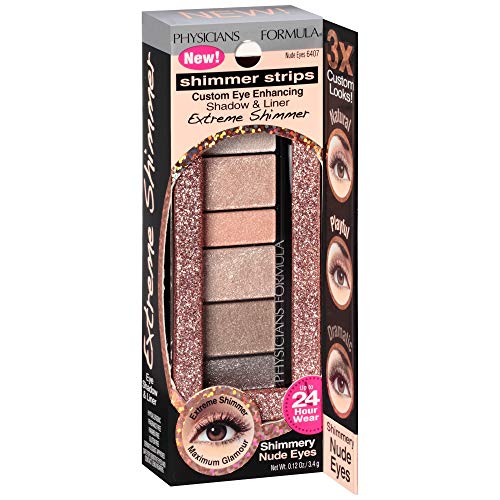 Physicians Formula Shimmer Strips Custom Eye Enhancing Eyeshadow & Eyeliner Nude Naked Eyes