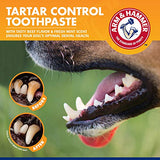 Arm & Hammer for Pets Tartar Control Kit for Dogs | Contains Toothpaste, Toothbrush & Fingerbrush | Reduces Plaque & Tartar Buildup, 3-Piece Kit, Banana Mint Flavor