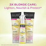 John Frieda Sheer Blonde Go Blonder Shampoo and Conditioner Set for Blonde Hair, Lightening Shampoo and Conditioner with Citrus and Chamomile, featuring our BlondMend Technology, 8.3 oz (2 Pack)