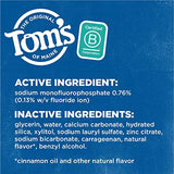 Tom's of Maine Whole Care Natural Toothpaste with Fluoride, Wintermint, 4 oz. 3-Pack