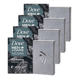 Dove Men+Care Natural Essential Oil Bar Soap Relaxing Eucalyptus Oil & Cedar Oil 4 Count To Clean And Hydrate Mens Skin 4-in-1 Bar Soap For Men's Body, Hair, Face, And Shave 5oz