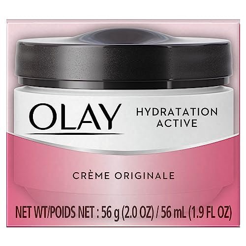 Olay Active Hydrating Cream Face Moisturizer, 1.9 fl oz Packaging may Vary