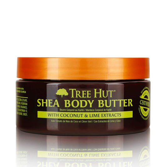 Tree Hut 24 Hour Intense Hydrating Shea Body Butter, Coconut Lime, 7 Ounce