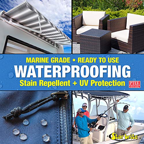 STAR BRITE Waterproofing Spray, Waterproofer + Stain Repellent + UV Protection - 1 GAL (081900N)