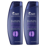 Head & Shoulders Clinical Strength Dandruff Shampoo Twin Pack, Advanced Oil Control with Refreshing Citrus, 13.5 Oz Each