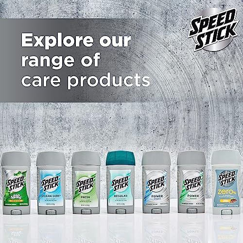 Speed Stick Men's Deodorant, Ocean Surf, 3 Ounce, 4 Pack, Packaging may Vary