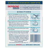 Sea Bond Secure Denture Adhesive Seals, Original Uppers, Zinc-Free, All-Day-Hold, Mess-Free, 30 Count (Pack of 1)