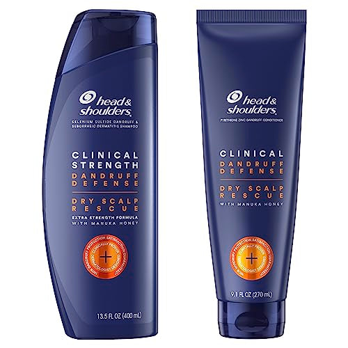 Head & Shoulders Clinical Dandruff Defense + Dry Scalp Rescue Shampoo 13.5 oz Twin Pack