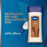 Vaseline Intensive Care Cocoa Radiant For Glowing Skin 3 Count Body Gel Oil Body Oil Made with 100% Pure Cocoa Butter + Replenishing Oils 6.8oz