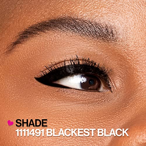 wet n wild Mega Last Breakup Proof Liquid Waterproof Eyeliner, Black, Quick Drying Retractable Gel Eyeliner, Smudge Resistant, Long Lasting 16 Hour Wear, Ultra Fine Brush Tip Pen