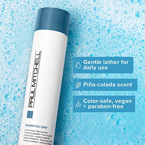 Paul Mitchell Shampoo One, Everyday Wash, Balanced Clean, For All Hair Types, 16.9 fl. oz.