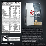 Dymatize Super Mass Gainer Protein Powder, 1280 Calories & 52g Protein, 10.7g BCAAs, Mixes Easily, Tastes Delicious, Rich Chocolate, 12 lbs