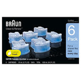 Braun Clean & Renew Refill Cartridges CCR, Replacement Shaver Cleaner Solution for Clean&Charge Cleaning System, Pack of 10, Packaging May Vary