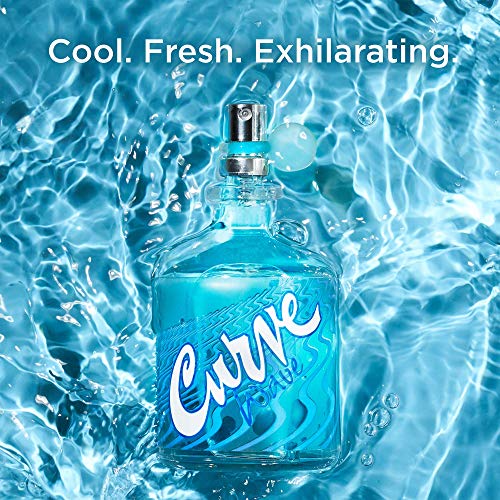 Curve Mens Cologne Fragrance Spray, Casual Cool Day or Night Scent, Curve Wave, 4.2 Fl Oz