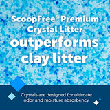 PetSafe ScoopFree Premium Crystal Cat Litter - 5x Better Odor Control Than Clay Litter - Less Tracking & Dust For A Fresh Home - Non-Clumping - Two 4.3 lb Bags Of Litter (8.6 lb Total) - Lavender