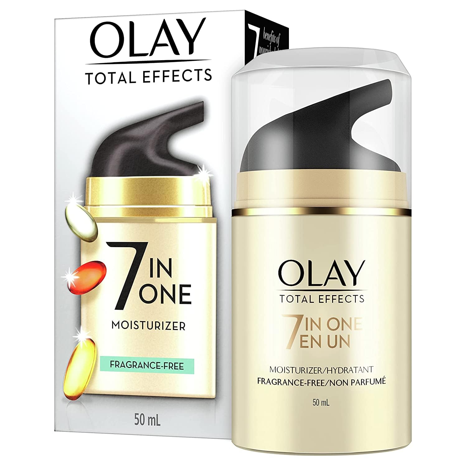 Olay Total Effects, 7 in 1, Fragrance Free, 1.7 oz