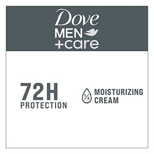 Dove Men+Care Antiperspirant Deodorant Stick Clean Comfort 72-Hour Sweat & Odor Protection Antiperspirant for Men With 1/4 Moisturizing Cream 0.5 oz (Packaging May Vary)