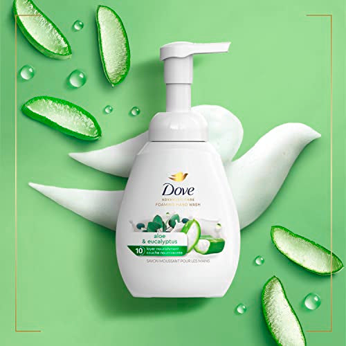 Dove Foaming Hand Wash Coconut & Almond Milk Pack of 4 Protects Skin from Dryness, More Moisturizers than the Leading Ordinary Hand Soap, 10.1 oz