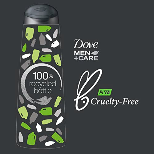 DOVE MEN + CARE 2 in 1 Shampoo and Conditioner Fresh and Clean 4 Count Fortifies Hair Helps Strengthen Hair 25.4 oz