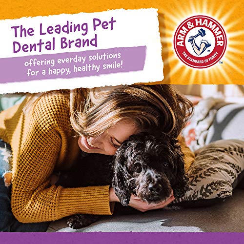 Arm & Hammer For Pets Nubbies Dental Treats for Dogs | Dental Chews Fight Bad Breath, Plaque & Tartar without Brushing | Baking Soda Enhanced Chicken Flavor Dog Treats, 20 Pcs (Packaging may vary)