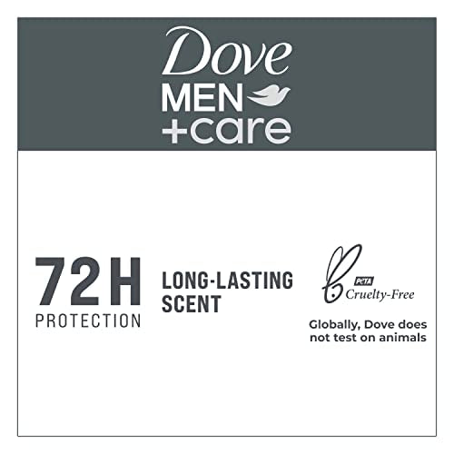 Dove Men+Care Deodorant Stick for Men Midnight Classico 3 Count Aluminum Free 72-Hour Odor Protection Mens Deodorant With Essential Oils & 1/4 Moisturizing Cream 3oz