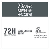 Dove Men+Care Antiperspirant Deodorant Stick Clean Comfort 72-Hour Sweat & Odor Protection Antiperspirant for Men With 1/4 Moisturizing Cream 0.5 oz (Packaging May Vary)