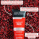 John Frieda Radiant Red Red Boosting Conditioner, 8.3 Ounce Daily Conditioner, with Pomegranate and Vitamin E, Helps Replenish Red Hair Tones