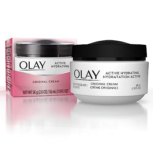 Olay Active Hydrating Cream Face Moisturizer, 1.9 fl oz Packaging may Vary