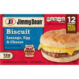 Jimmy Dean Frozen Sausage, Egg & Cheese Biscuit Sandwiches, 12 ct.