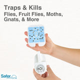 Safer Home SH503 Indoor Plug-In Fly Trap Refill Pack of Glue Cards for SH502 Indoor Fly Trap – 3 Pack