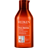 Redken Frizz Dismiss Shampoo | For Frizzy Hair | Smooths Hair & Manages Frizz | Sulfate Free | 33.8 Fl Oz