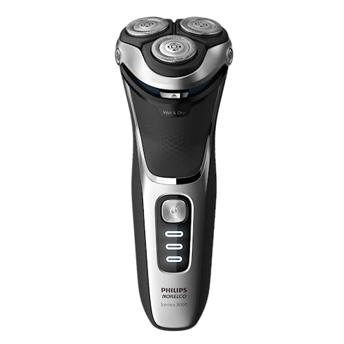 Philips Norelco Shaver 3500, Rechargeable Wet & Dry Electric Shaver with Pop-Up Trimmer and Storage Pouch, S3212/82